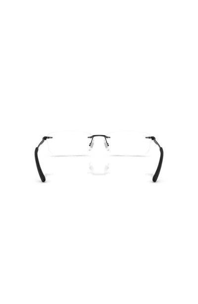 Arnette 58mm Rectangle Optical Glasses In Black
