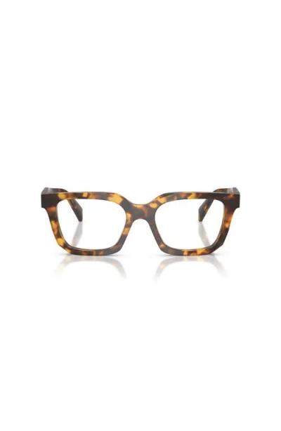 Prada Square-frame Tortoiseshell Glasses In Brown
