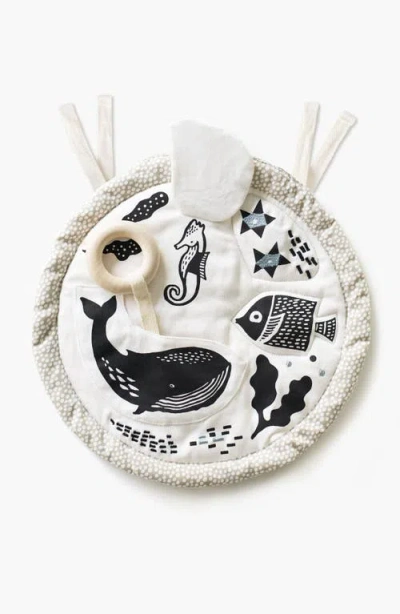 Wee Gallery Ocean Activity Pad And Soft Block Bundle In Multi