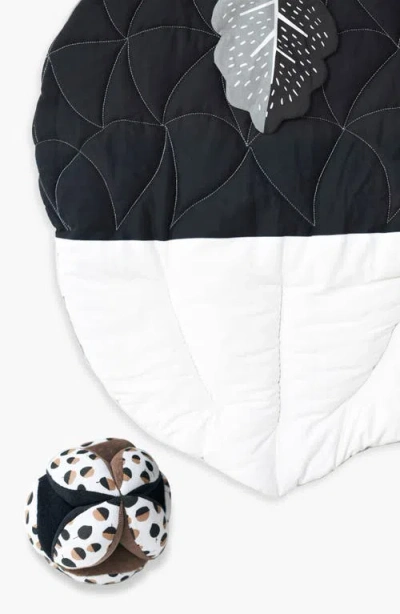 Wee Gallery Acorn Playmat With Crinkle Toy And Clutch Ball Bundle In Multi