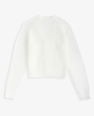 Epic Threads Little & Big Girls V-neck Button Cardigan, Exclusively At Macy's In White