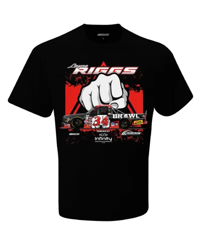 Checkered Flag Sports Men's Black Layne Riggs Bare Knuckle Boxing Car T ...