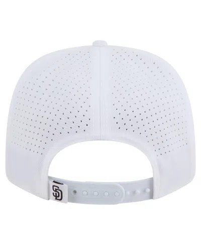 New Era Men's White San Diego Padres Coolera 9seventy Adjustable Hat In Purple