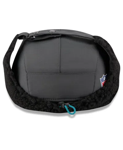 New Era Men's Charcoal Jacksonville Jaguars 2025 Sideline Cold Weather Runner Dog Ear Adjustable Hat In Gray