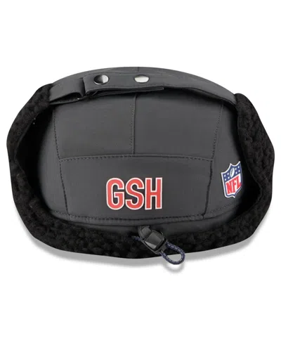 New Era Men's Charcoal Chicago Bears 2025 Sideline Cold Weather Runner Dog Ear Adjustable Hat In Gray