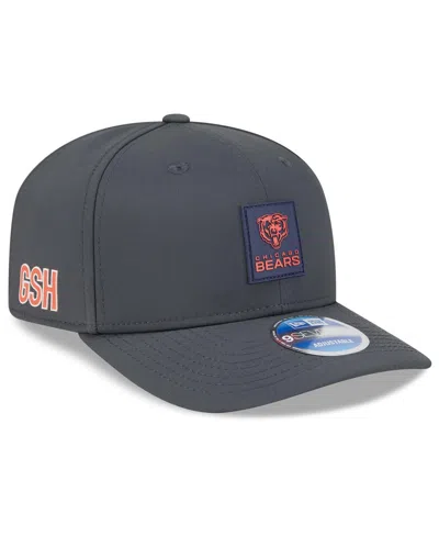 New Era Men's Charcoal Chicago Bears 2025 Sideline Cold Weather 9seventy Adjustable Hat In Gray