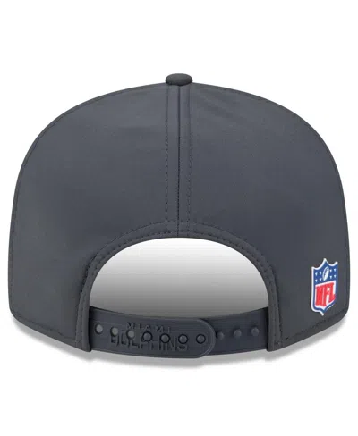 New Era Men's Charcoal Miami Dolphins 2025 Sideline Cold Weather Split Panel 9fifty Snapback Hat In Gray
