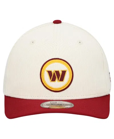 New Era Men's Stone Washington Commanders Loyal Corduroy 9seventy Adjustable Hat In Neutral