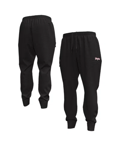 Under Armour Men's Black Maryland Terrapins Unstoppable Fleece Jogger Pants In Black