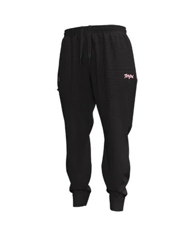 Under Armour Men's Black Maryland Terrapins Unstoppable Fleece Jogger Pants In Black