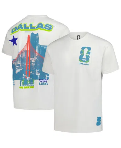Outerstuff Men's Cream 2026 Fifa World Cup Dallas Host City Local Oversized T-shirt In White