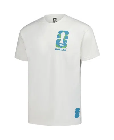 Outerstuff Men's Cream 2026 Fifa World Cup Dallas Host City Local Oversized T-shirt In White