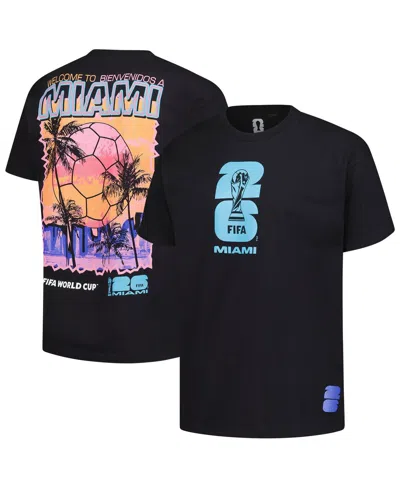 Outerstuff Men's Black 2026 Fifa World Cup Miami Host City Local Oversized T-shirt In Black