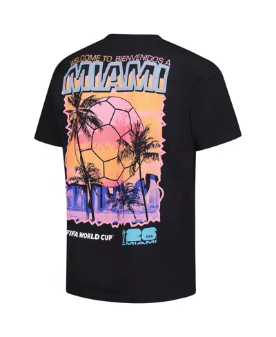 Outerstuff Men's Black 2026 Fifa World Cup Miami Host City Local Oversized T-shirt In Black