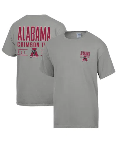 Comfortwash Men's Gray Alabama Crimson Tide Big Name T-shirt In Gray