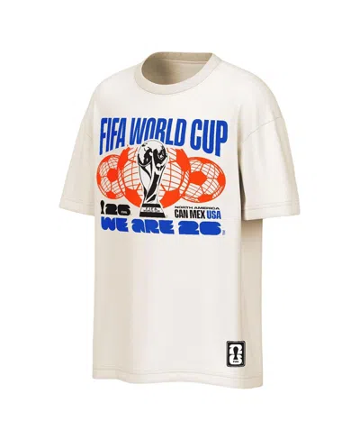 Outerstuff Natural 2026 Fifa World Cup Oversized Fashion T-shirt In White