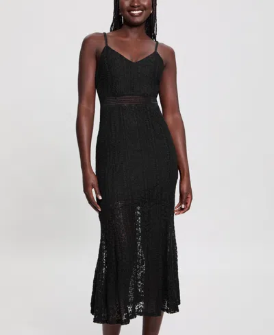 Guess Marie Lace Dress In Black