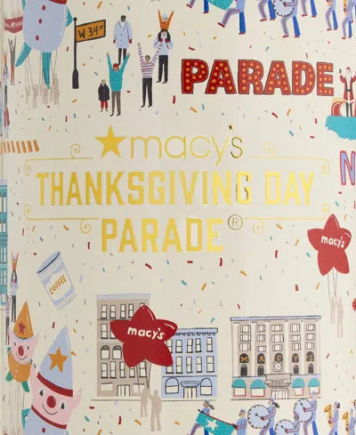 Macy's 99th Thanksgiving Day Parade Nyc Scenic Thermos,  Exclusive In Gold