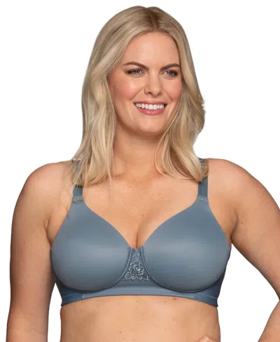 Vanity Fair Lingerie Vanity Fair Full Figure Beauty Back Smoother Wireless Bra 71380 In Gray