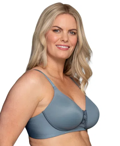 Vanity Fair Lingerie Vanity Fair Full Figure Beauty Back Smoother Wireless Bra 71380 In Gray