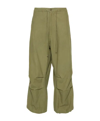 Story Mfg. Paco Loose-cut Trousers In Green