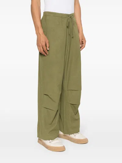 Story Mfg. Paco Loose-cut Trousers In Green