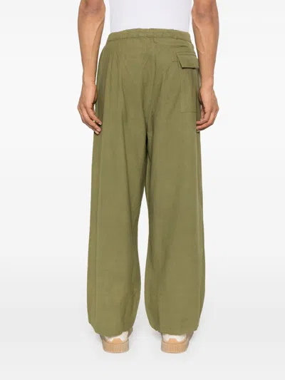 Story Mfg. Paco Loose-cut Trousers In Green
