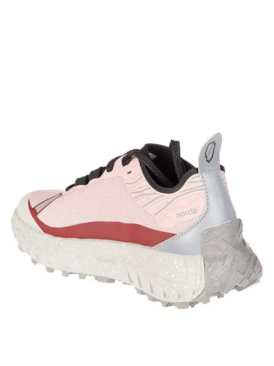 Norda Cinder Megagrip Rubber Sneakers With Ruby Accent In Multi