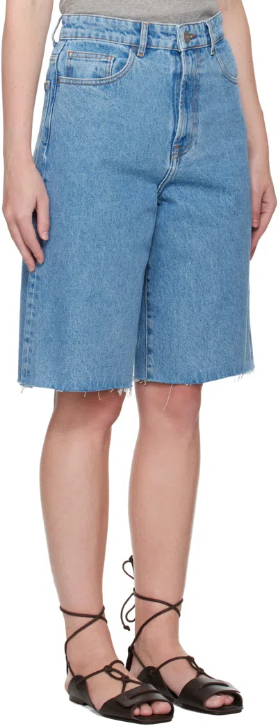 Rohe Denim Shorts In Blue