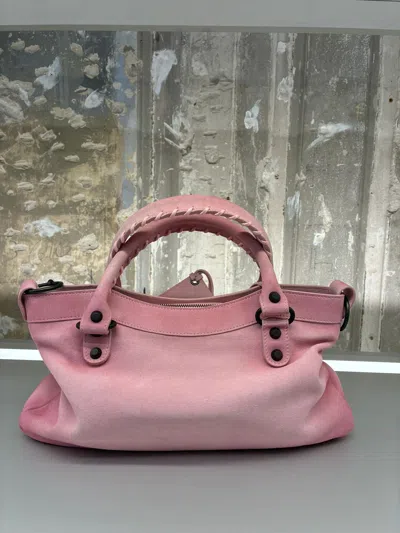 Balenciaga Le City First Handbag In Pink