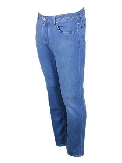 Jacob Cohen Trousers In Blue