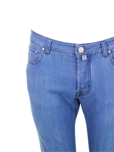 Jacob Cohen Trousers In Blue