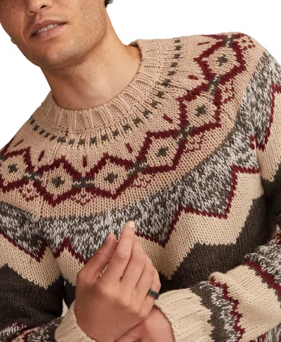Lucky Brand Men's Fair Isle Crewneck Long-sleeve Sweater In Multi