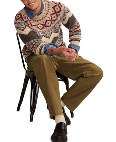 Lucky Brand Men's Fair Isle Crewneck Long-sleeve Sweater In Multi
