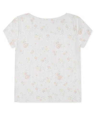Abercrombie Kids Pointelle T-shirt In Multi