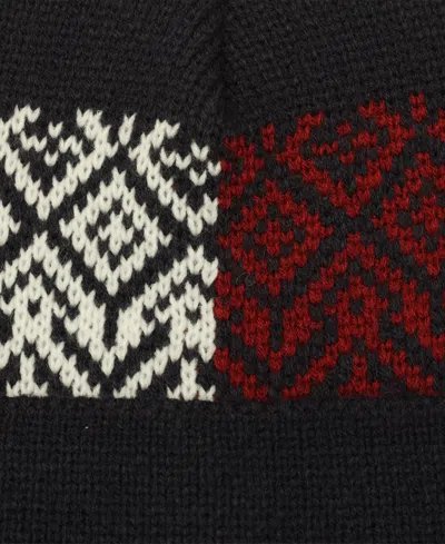 Tommy Hilfiger Men's Bird's Eye Fair Isle Cuff Hat In Brown