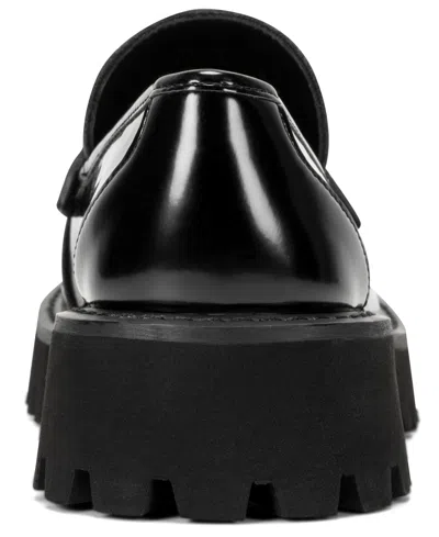 Karl Lagerfeld Paris Cenella Block Heel Loafer In Black