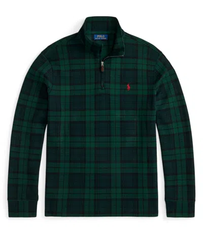 Polo Ralph Lauren Black Watch Cotton Polo Shirt Sweatshirts Green In Green