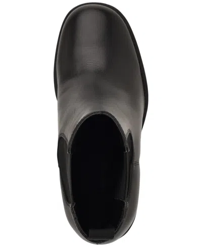 Nine West Women's Hollin Chelsea Block Heel Booties In Black