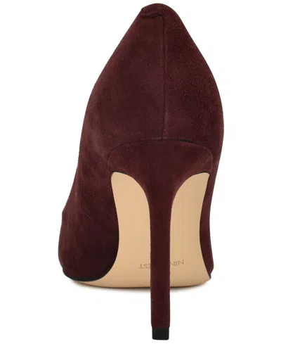 Nine West Women's Oraye Snip Toe High Stiletto Pumps In Burgundy