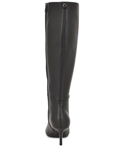 Nine West Kimdee 9x9 Pointed Toe Knee High Boot In Black