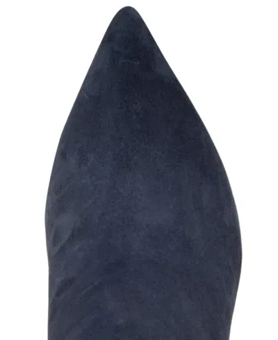 Nine West Kimdee 9x9 Pointed Toe Knee High Boot In Blue