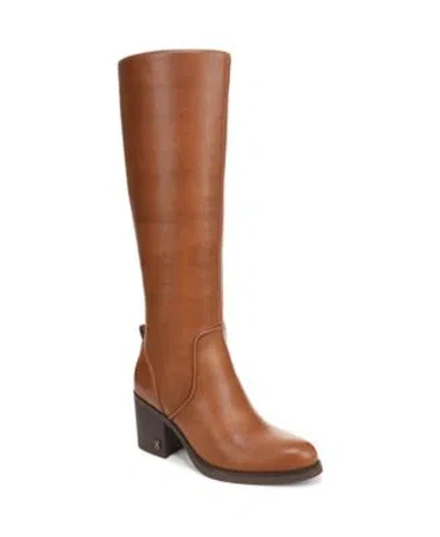 Sam & Libby Women's Iris Knee High Boots Wide Calf In Brown