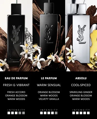 Saint Laurent Men's Myslf Eau De Parfum Jumbo, 5.07 Oz. In Transparent