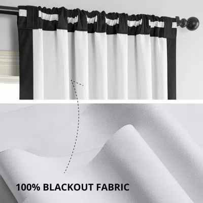 Half Price Drapes Warm Black Signature Velvet Blackout Curtain