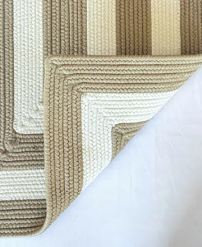 Capel Timeless Indoor/outdoor 0160 Concentric 4'x6' Area Rug In Neutral