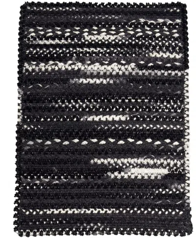 Capel Bayview 0036 1'8"x2'6" Runner Area Rug In Black