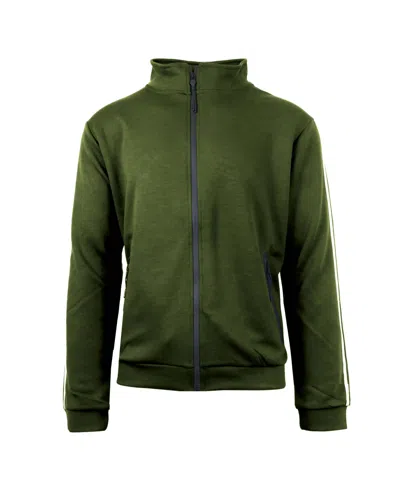 Galaxy By Harvic Men's 2-pack Tech Fleece Sweatshirt And Jogger Set In Green