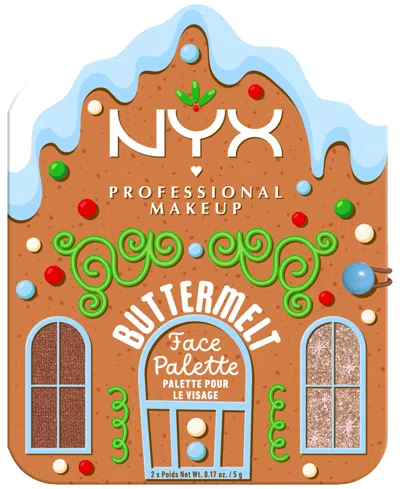 Nyx Professional Makeup Buttermelt Face Palette In Multi