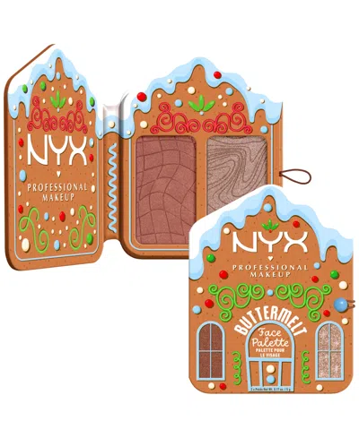 Nyx Professional Makeup Buttermelt Face Palette In Multi